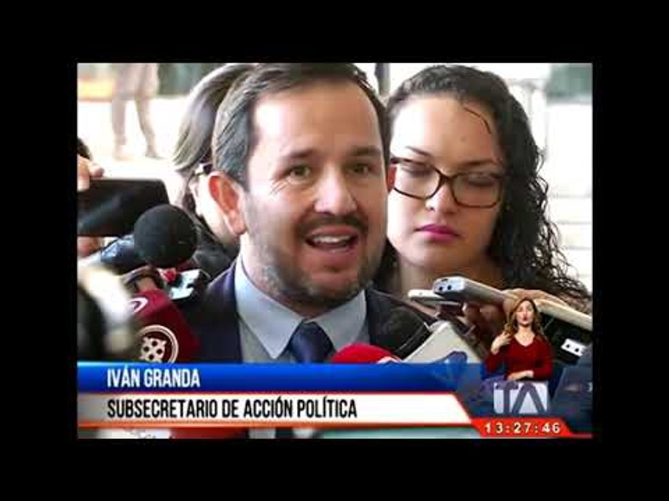 Gobierno entrega a Fiscal la carta de compromiso de Tomislav Topic -Teleamazonas