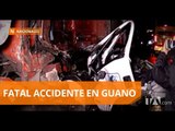 Choque entre un trálier y un camión dejó un muerto y dos heridos - Teleamazonas