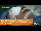 Exitoso trasplante de córnea de un menor en el HCAM - Teleamazonas