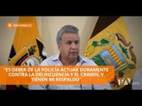 Presidente Moreno rechazó actos violentos tras asesinato en Ibarra - Teleamazonas