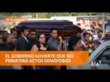 Diana fue sepultada en medio del dolor de familiares en Ibarra - Teleamazonas