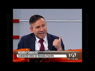 Ricardo Camacho, subsecretario de Rehabilitación