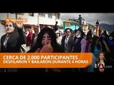 El tradicional baile de inocentes se tomó las principales calles - Teleamazonas