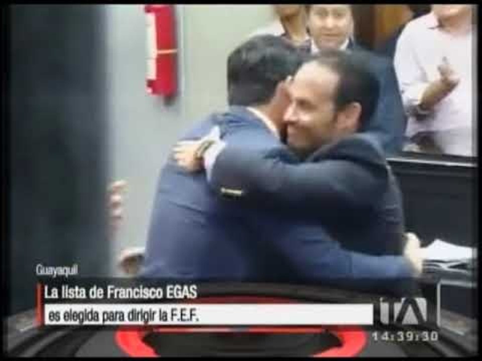 Francisco Egas, nuevo presidente de la FEF