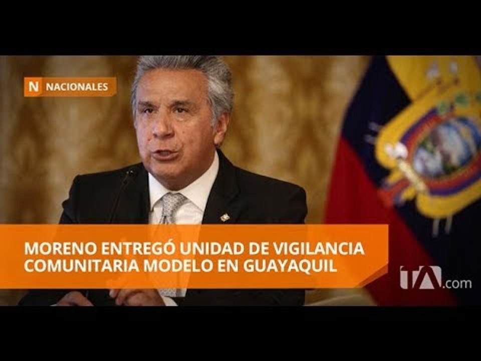 Moreno pide a operadores de justicia celeridad y respaldo a policías  - Teleamazonas