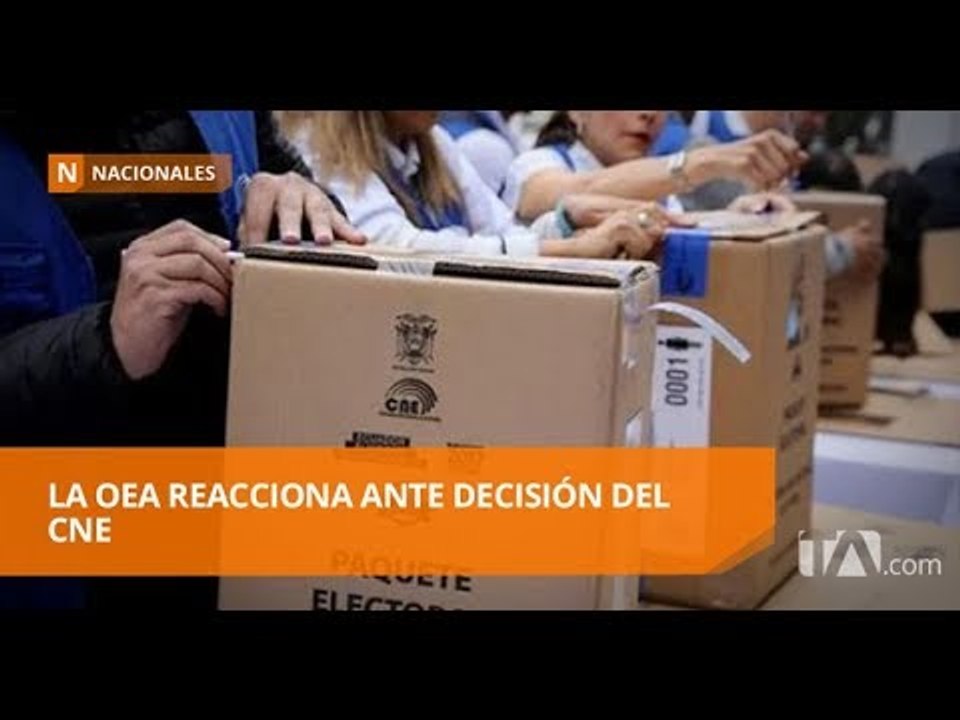La OEA no estará como veedor en los próximos comicios - Teleamazonas