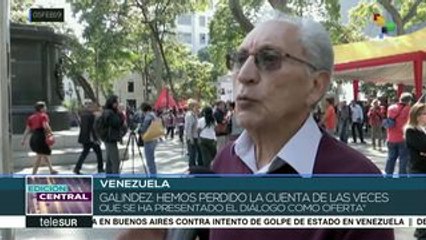Venezolanos reiteran ser un pueblo pacífico y apuestan por el diálogo