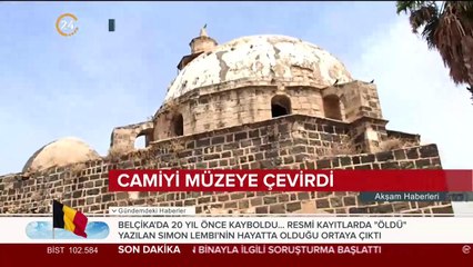 Camiyi müzeye çevirdiler