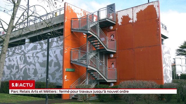 Le parc relais Arts et Métiers fermé pour travaux jusqu'à nouvel ordre.