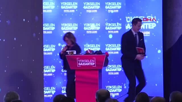 Gaziantep - Adalet Bakanı Abdülhamit Gül ve Gaziantep Büyükşehir Belediye Başkanı Fatma Şahin ile...