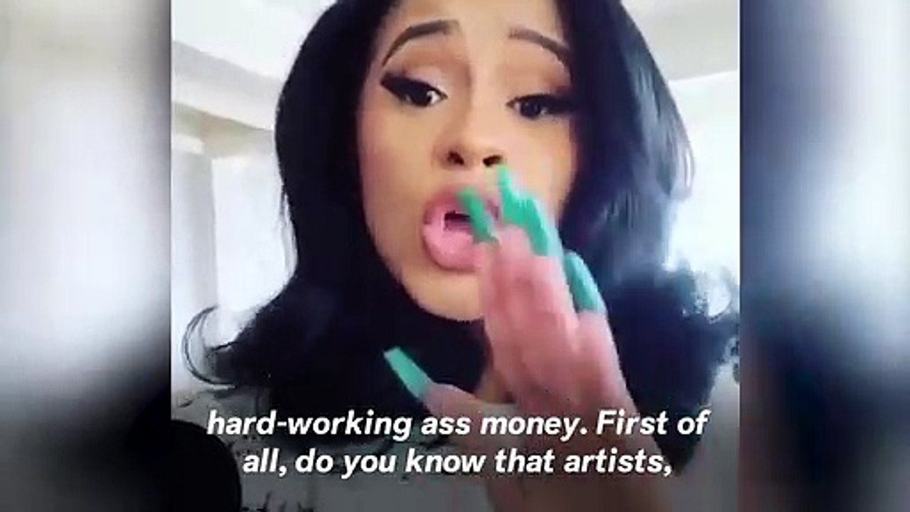 Cardi B Slams The IRS For Taking 45% Of Her Earnings In Deleted Video