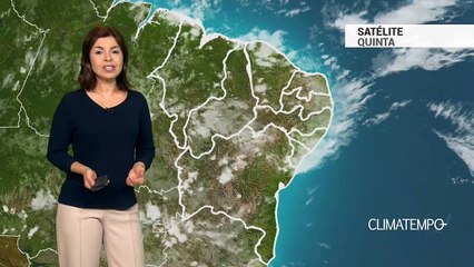 Previsão Nordeste – Chuva diminui na costa leste