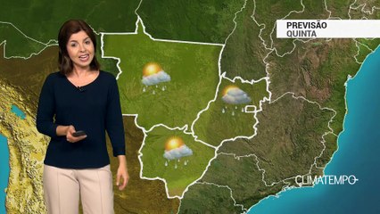 Previsão Centro-Oeste – Tempo instável em GO e no DF