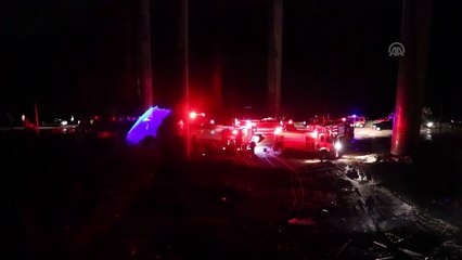 Viyadükten düşerek yanan tırın sürücüsü öldü (2) - OSMANİYE