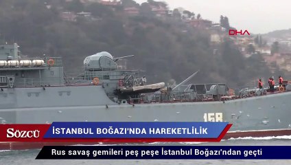 İstanbul Boğazı’ndan hareketlilik