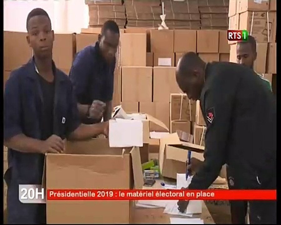 présidentielle 2019: Le matériel électoral déjà en place