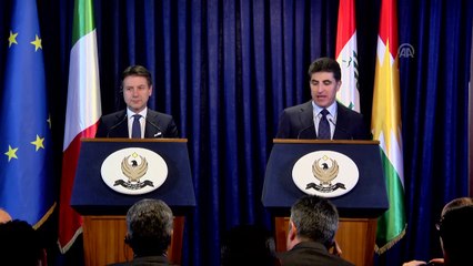 İtalya Başbakanı Giuseppe Conte Erbil ziyareti (2)