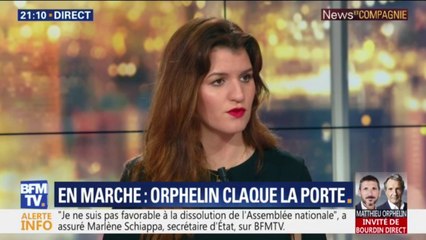 Marlène Schiappa sur le départ de Matthieu Orphelin: "C'est vraiment dommage, c'est un excellent député"