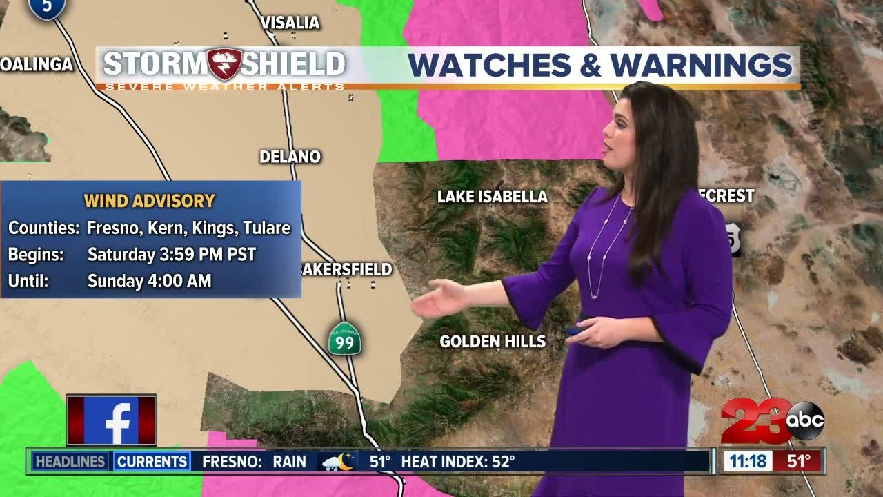 Wind Advisory in effect overnight bringing stro...