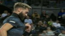 Paire rips shirt, gets booed after complaining about fans cheering