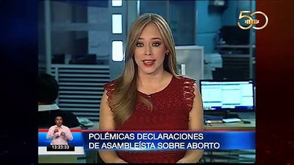 Polémicas declaraciones de asambleísta sobre aborto
