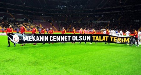 Galatasaray ve Hatayspor'dan Talat Terim İçin Pankart