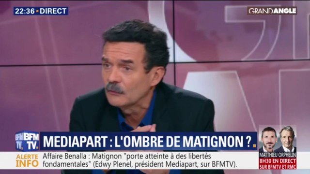 Edwy Plenel: c'est une attaque contre nos sources. Ils cherchent qui a parlé à Mediapart
