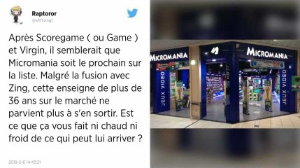 Jeux vidéo. Les 450 magasins Micromania en France pourraient bientôt fermer leurs portes