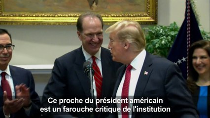 Banque mondiale: Trump choisit David Malpass comme candidat