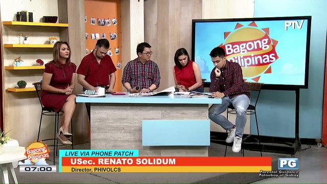 NEWS & VIEWS: Panayam kay USec. Renato Solidum kaugnay ng lindol kahapon