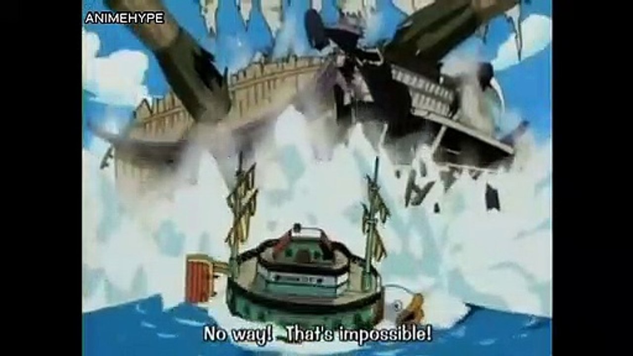 Hawkeye Mihawk CUTS Don Kreig's Ship IN HALF! - One Piece Eng Sub HD