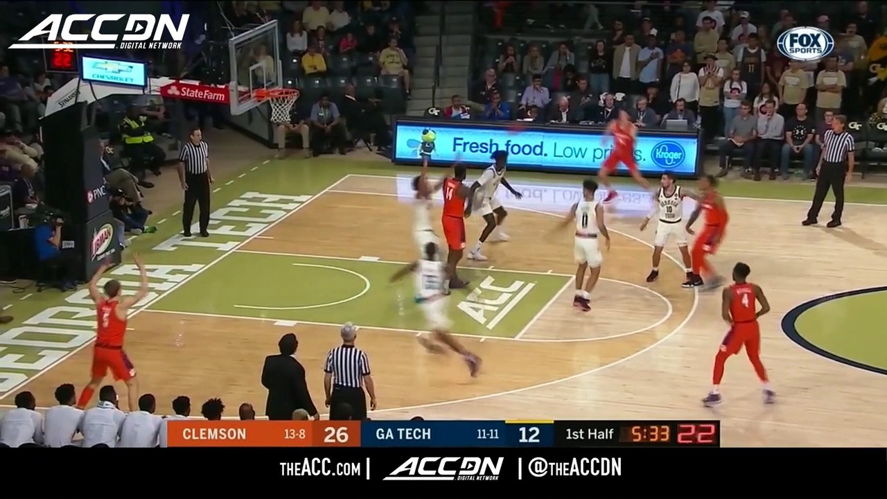 Clemson vs. Georgia Tech Basketball Highlights (2018-19)