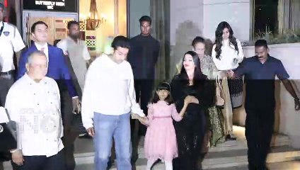 Aaradhya Bachchan DIFFICULTY In Walking, Aishwarya Rai Holds Her Hands | Abhishek Bachchan Birthday