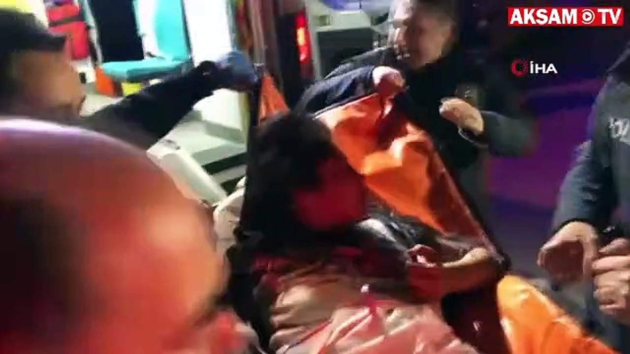 Sevgilisiyle tartışan kadın bıçağı kendi karnına sapladı