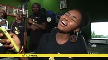 Nigerian musicians sing for election