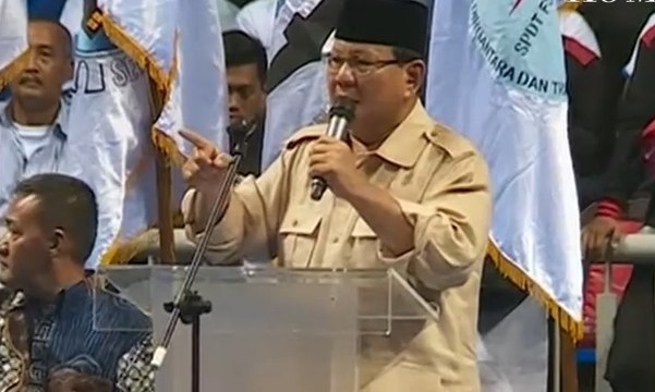 Di HUT FSPMI, Prabowo Subianto Bicara Soal Kondisi Ekonomi
