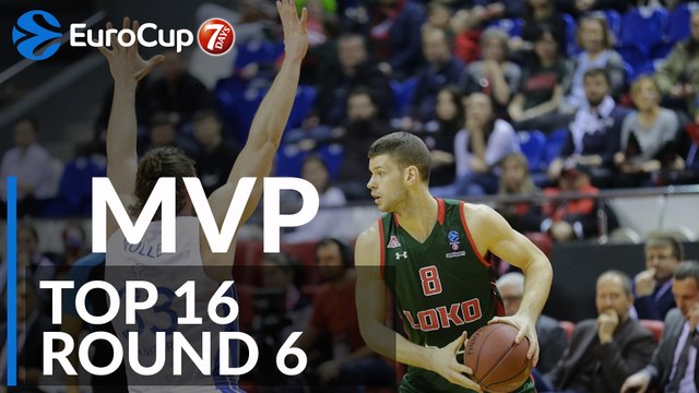 7DAYS EuroCup Top 16 Round 6 MVP: Dragan Apic, Lokomotiv Kuban Krasnodar