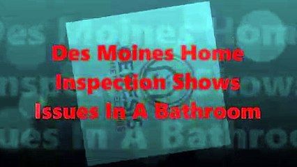 Home Inspector Found Issues In A Bathroom