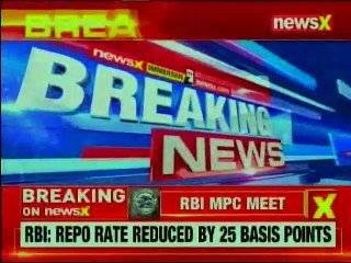 Télécharger la video: RBI Monetary Policy 2019: RBI governor Shaktikanta Das cuts Repo rate by 0.25% to 6.25%