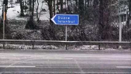 Bolu Dağı'nda kar yağışı - BOLU