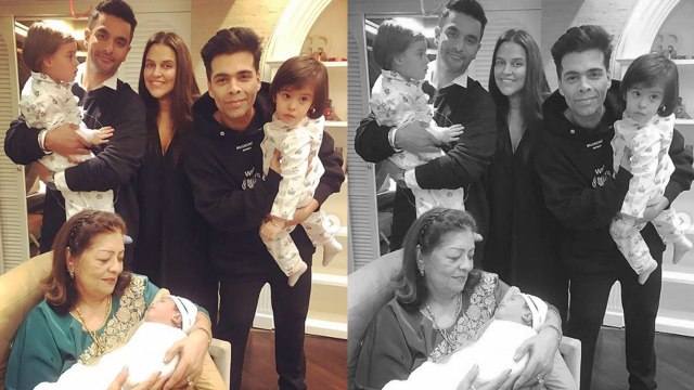 Neha Dhupia shares special photo on Karan Johar's twins Roohi & Yash birthday | FilmiBeat