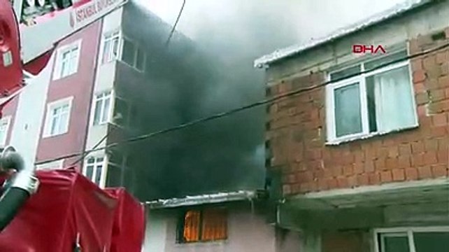 Sancaktepe'de tekstil atölyesinde yangın