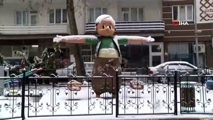 Malatya'da Kar Yağışı Etkili Oldu