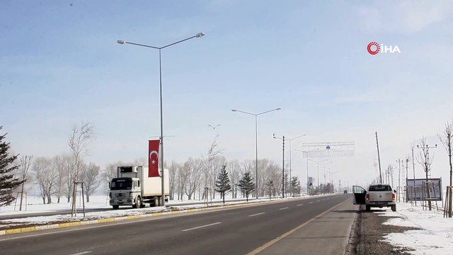 Göç Edemeyen Leylekler Eksi 25 Derecede Erzurum’da Kaldı