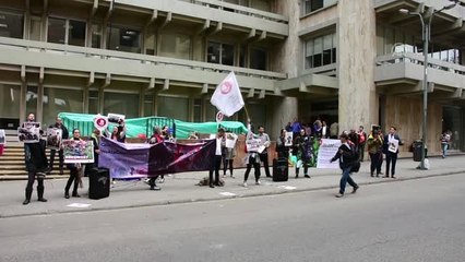Kolombiya'da Avcılık Sporu Protestosu
