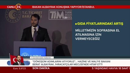 Berat Albayrak konuşuyor