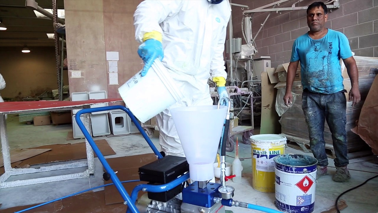 Pulvérisateur Airless pour Antifouling et Gelcoat TECNOVER mod. MARINE M12