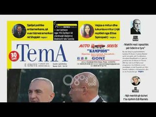 Ora jua, Shtypi i ditës: Arratiset Lasgushi, kompania 'Air Albania' ishte mashtrim