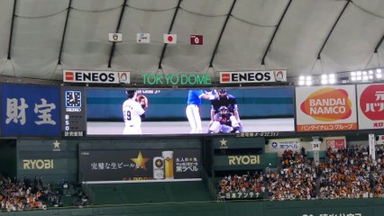 Welcome Back！ 2018.3.20 上原浩治が読売ジャイアンツ復帰後初登板で場内大歓声！