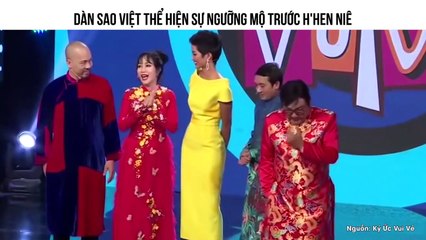 DÀN SAO VIỆT THỂ HIỆN SỰ NGƯỠNG MỘ TRƯỚC H'HEN NIÊ